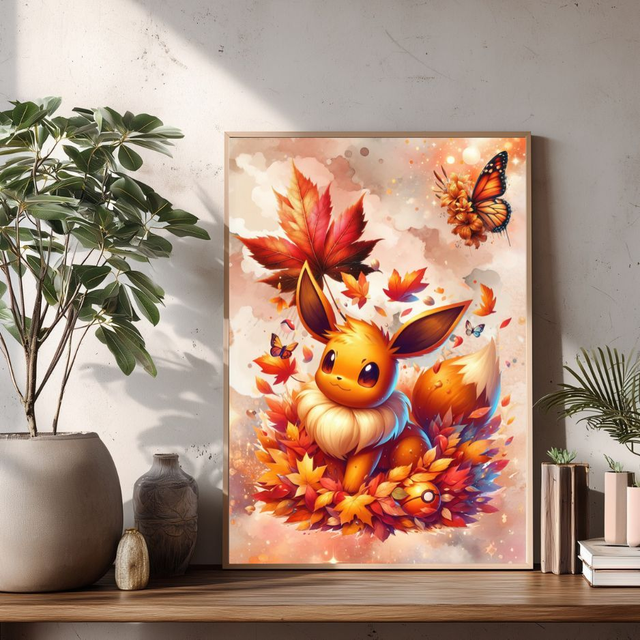 Affiche Evoli - Pokemon