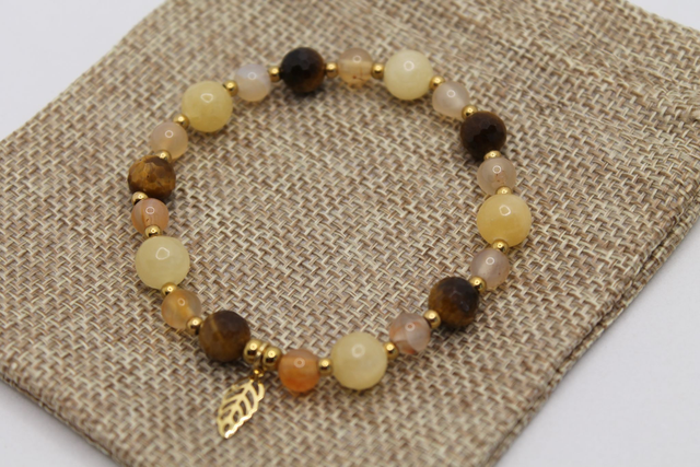 Jade Jaune - Oeil de Tigre - Cornaline