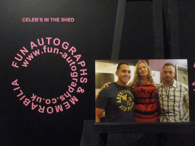 Nicole Faraday Authentic Autographed 6x4 Our Facing Photograph (V)