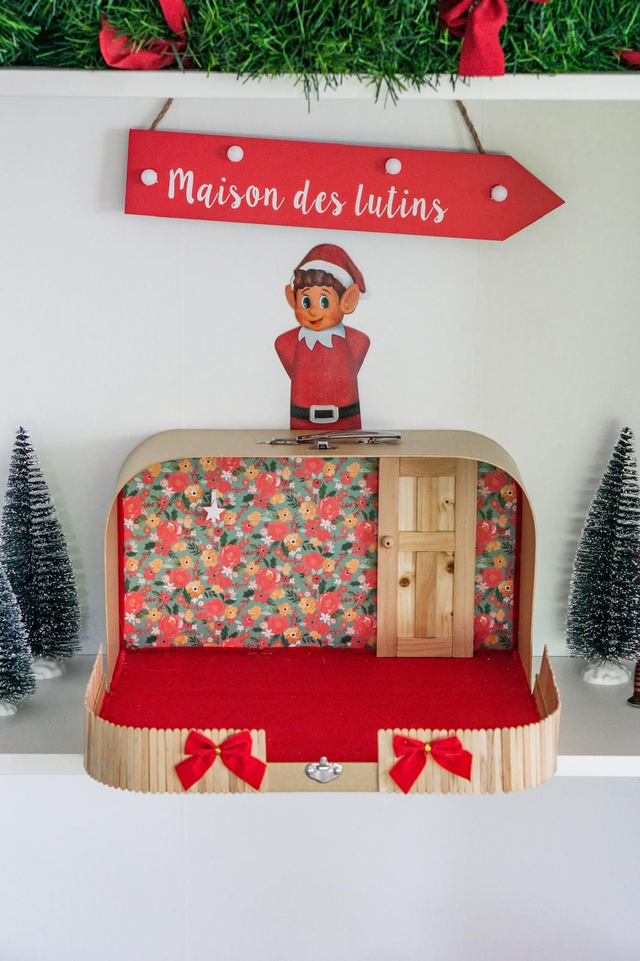 Valise magique - motif florale