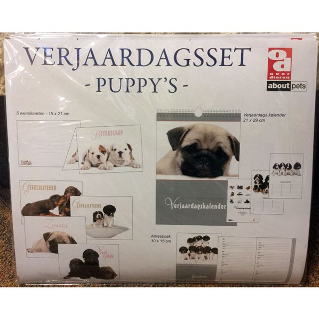 Verjaardagsset Puppy's