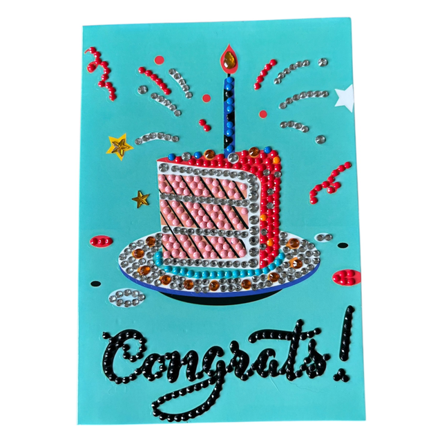 Congrats Cake Card