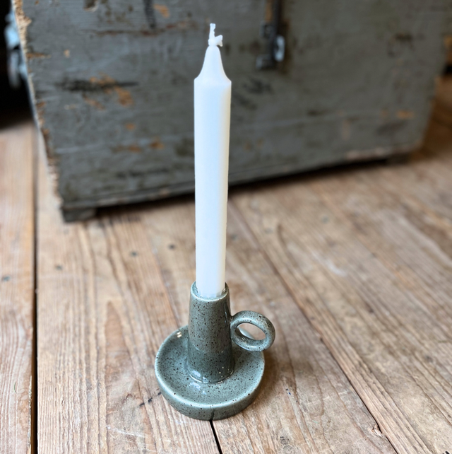 Storefactory Kerzenhalter grün/grau