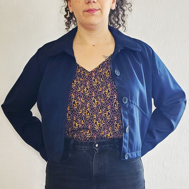 ALBANE - twill marine - TXL/42