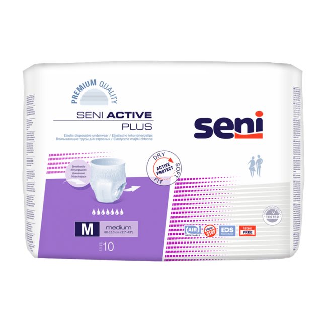 Seni Active Plus – Slip absorbant / Pants (Usage adulte renforcé)