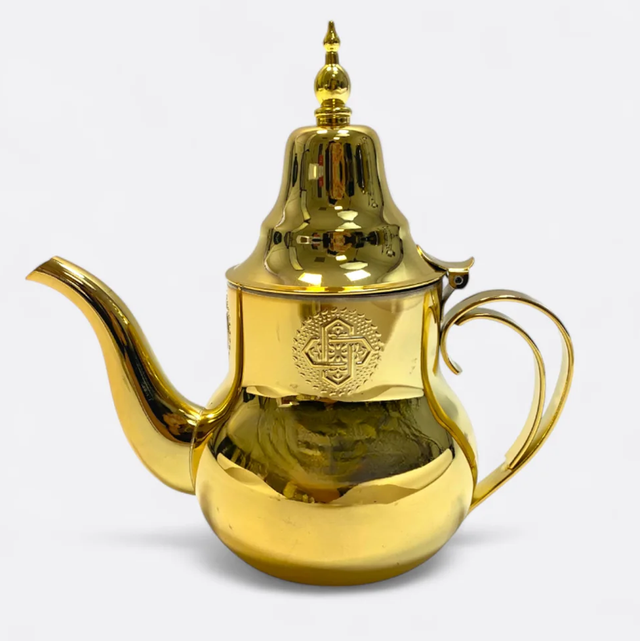 Théière en inox doré 0,8L-KADIRELLI