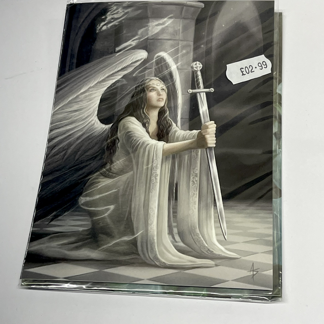Anne Stokes Greeting Card -The Blessing 