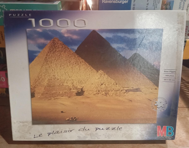 Puzzle MB 1000 pièces pyramide 