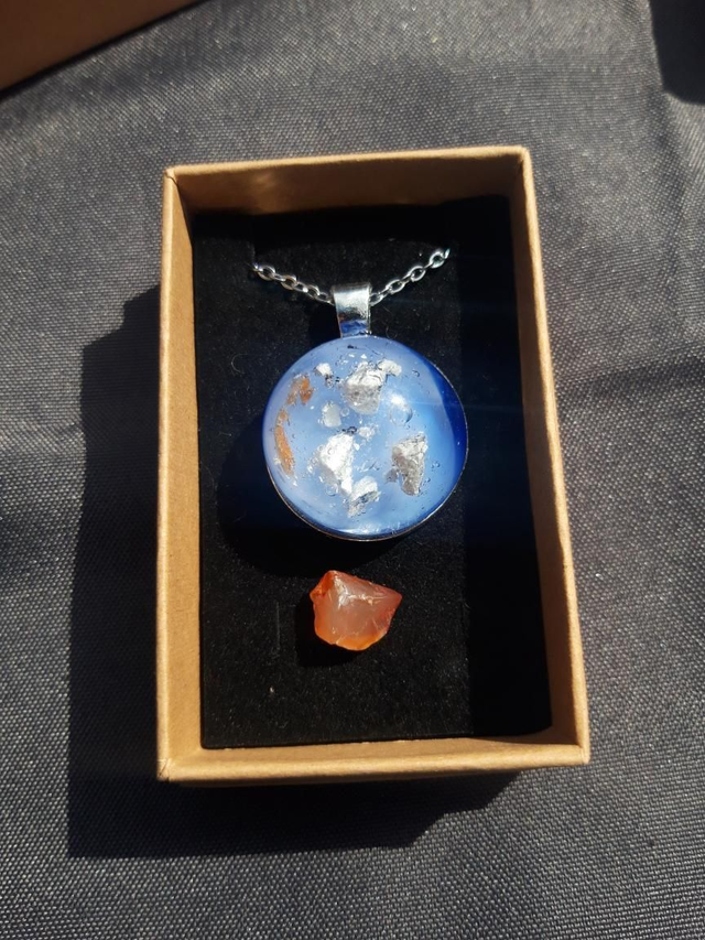 Pendentif &quot;Cornaline&quot; -  Arctique