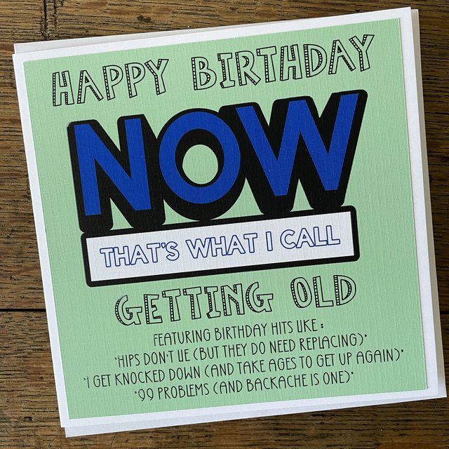 F69 Now That's What I Call Getting Old