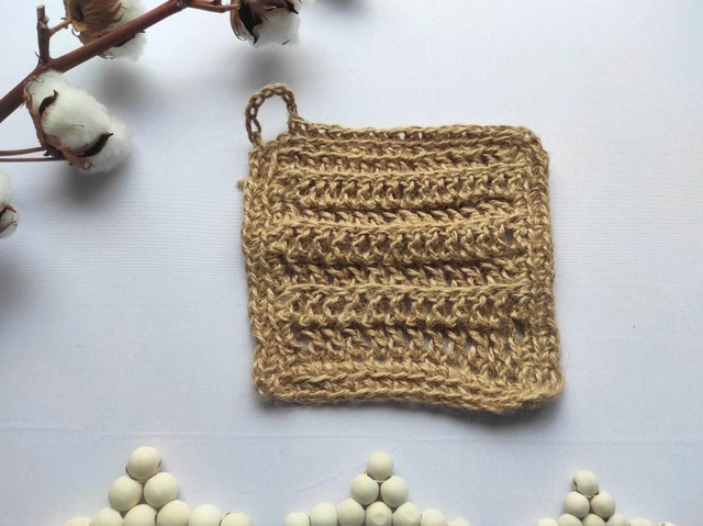 Lavette en fil de jute