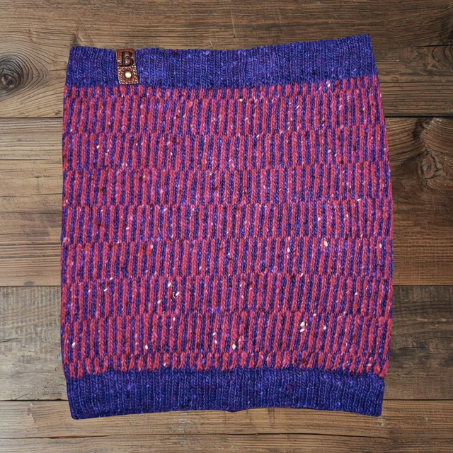 Soft Merino Wool Handmade Snood / Neck Warmer (Colour: Parma Violet)