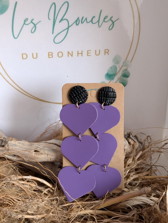 Boucles d'oreilles Ti coeur tc16