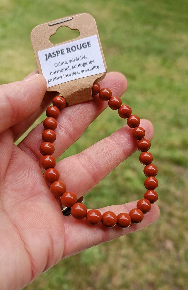 Bracelet Jaspe rouge