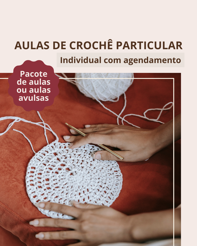 Aulas de Crochê Particular