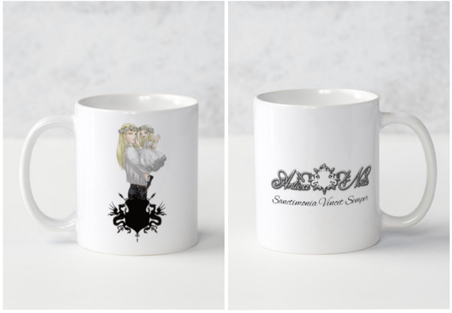 Tazza in ceramica da 325 ml ~ Atra, Lucius e lo Stemma Malfoy