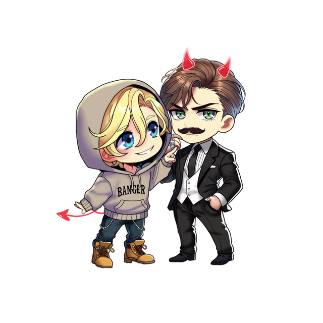 Autocollant rond saga "Enveloppe" (85x85mm)