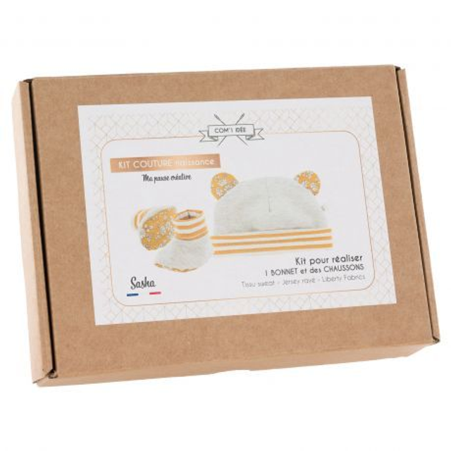 Sasha - Naissance Bonnet et Chaussons