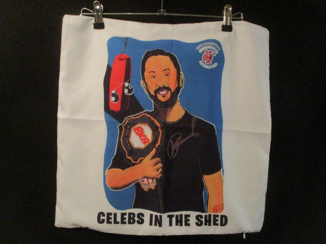 Kevin 'Green Machine' Greenwood Bare Knuckle Boxer Picture Silk Cushion Cover Only (45x45cm / 17.7x17.7in) #2