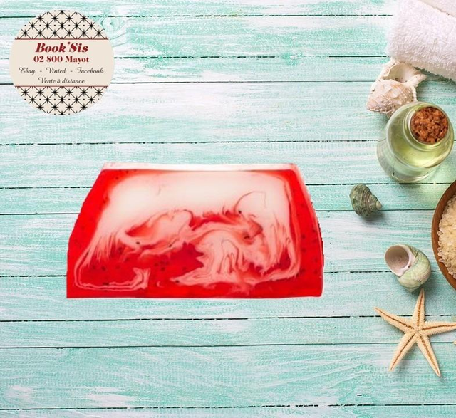 Savon glycérine " Fraise "