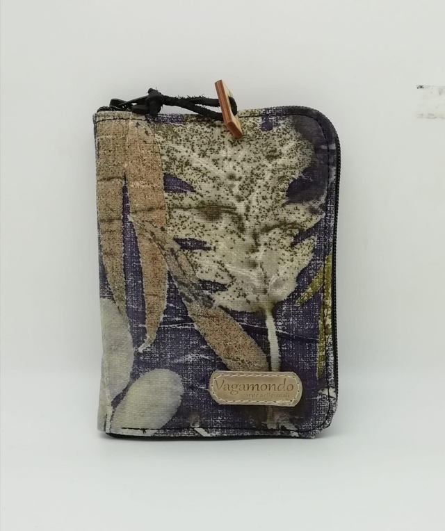 Muschio-Portafoglio Artigianale In Pelle