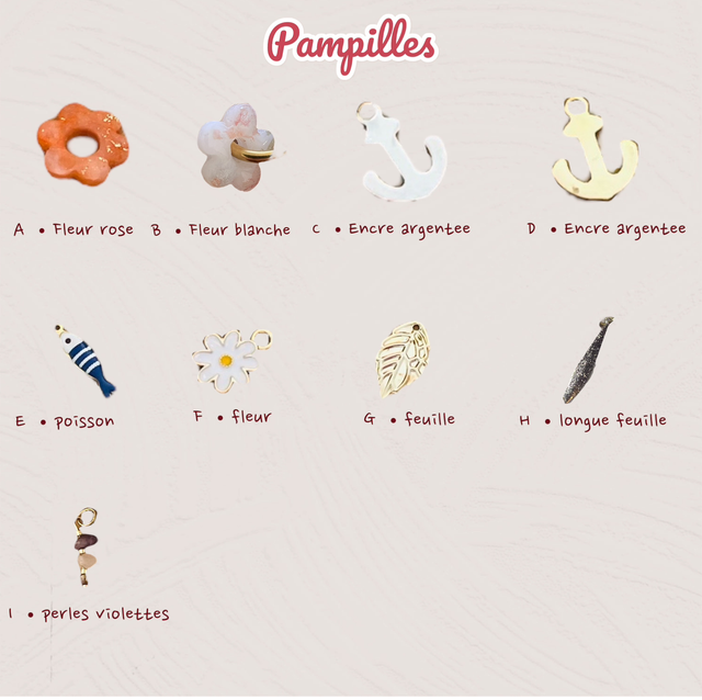 Créoles à personnaliser - Pampilles interchangeables