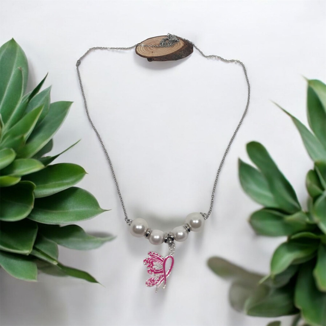 Collier octobre rose  