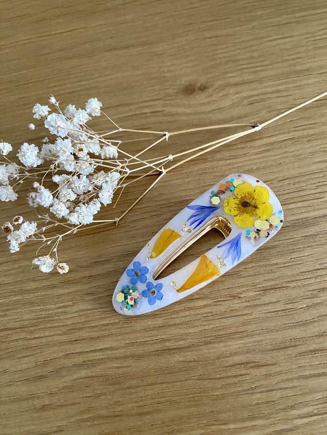 Barrette Theresia - fleurs et samba