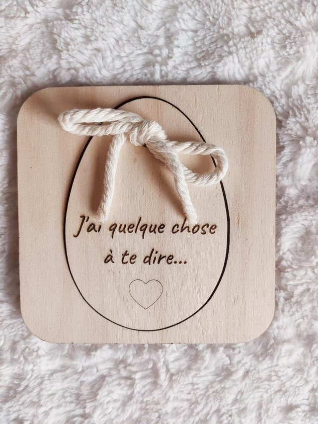 Œuf annonce grossesse 