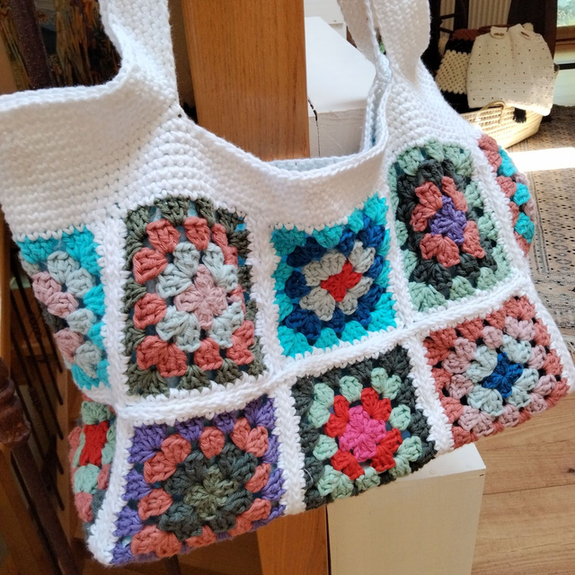 Sac cabas carré granny 