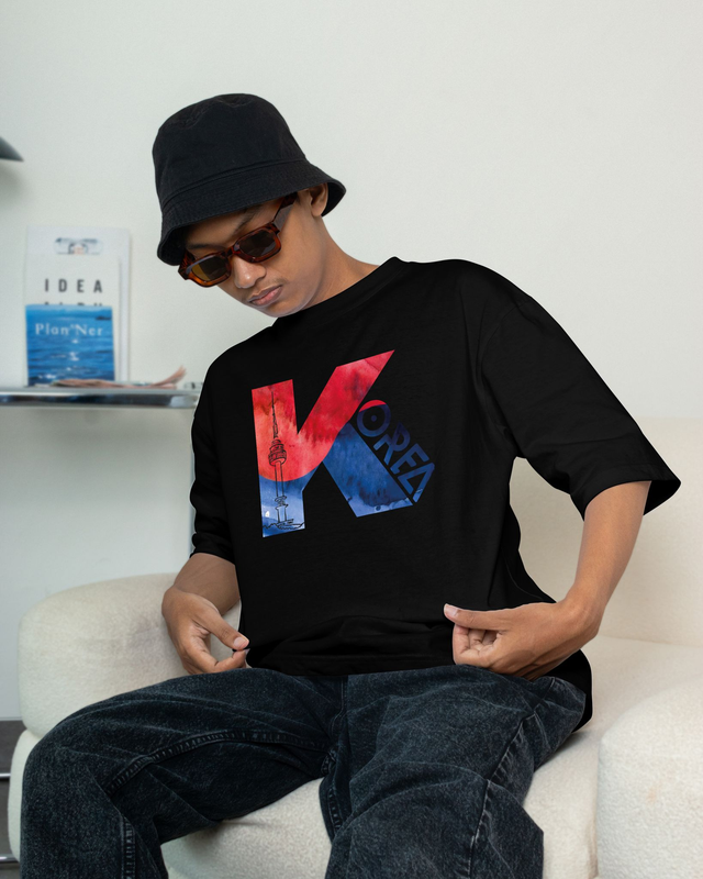 T-shirt K - UNISEXE NOIR