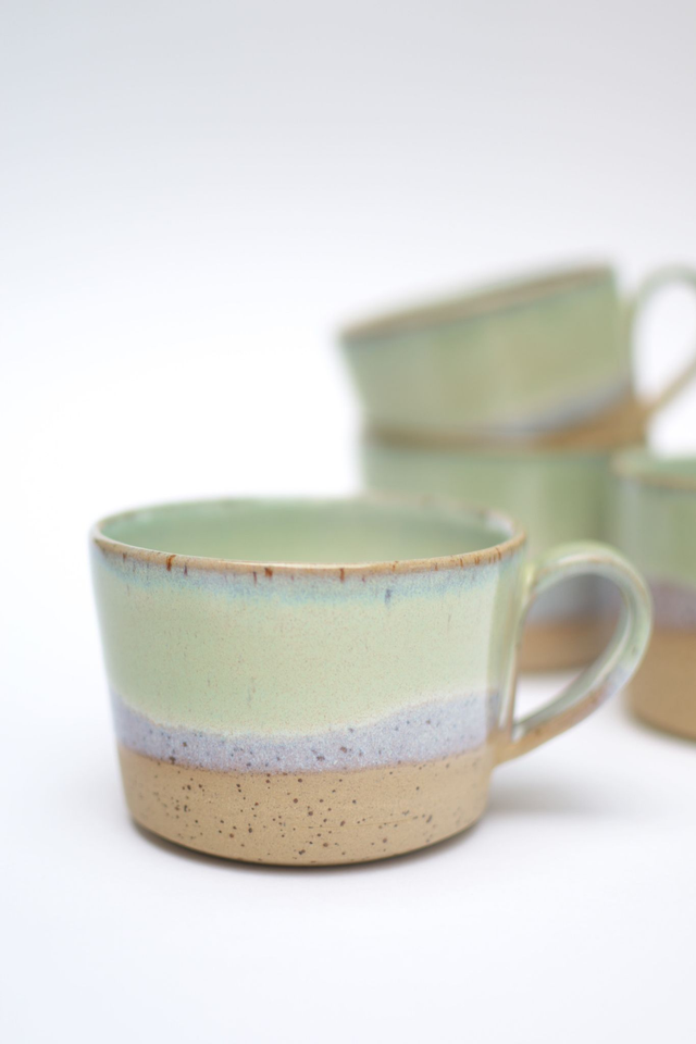 Everyday Coffee Cup - Speckled Coastline Green