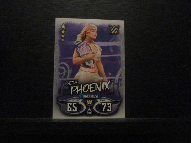 Beth Phoenix - W Legends Slam Attax Live Original Trading Card #260