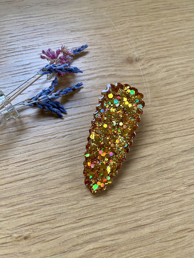 Barrette Andrea gaufrée - chunky or