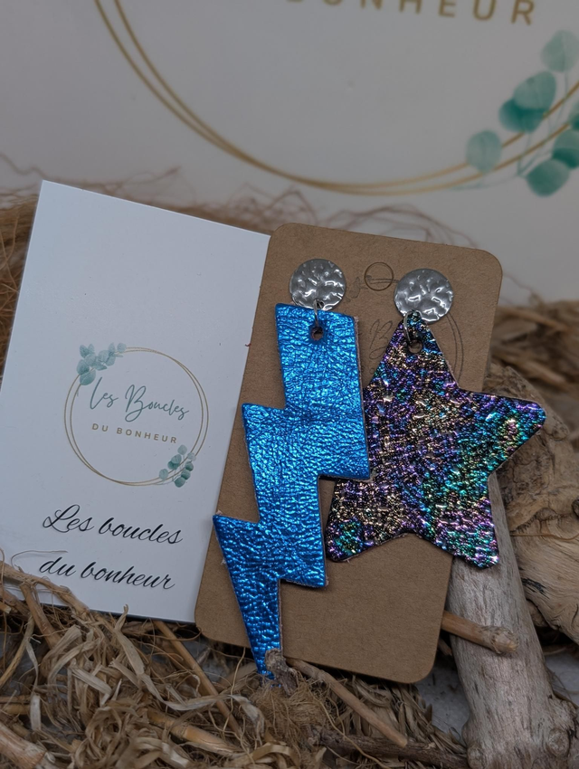 Boucles d'oreilles Asymétrique zk112