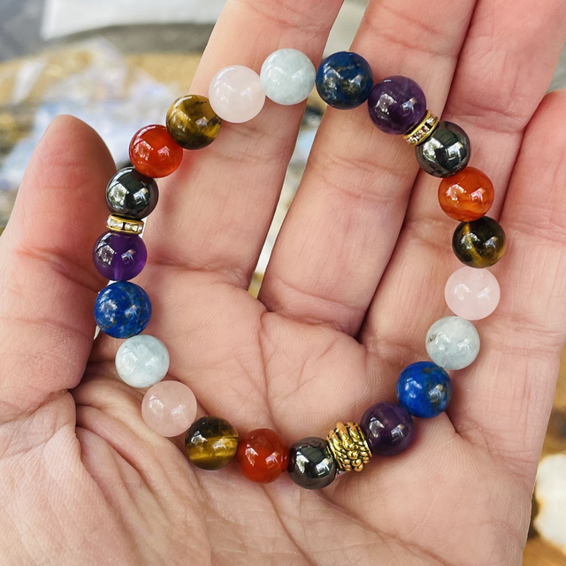 BRACELET 7 CHAKRAS 🔮🌊💧🌸🌼🔥🌺
