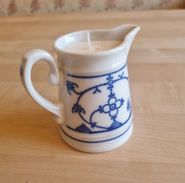 Kerze im Milchkännchen - Unikat