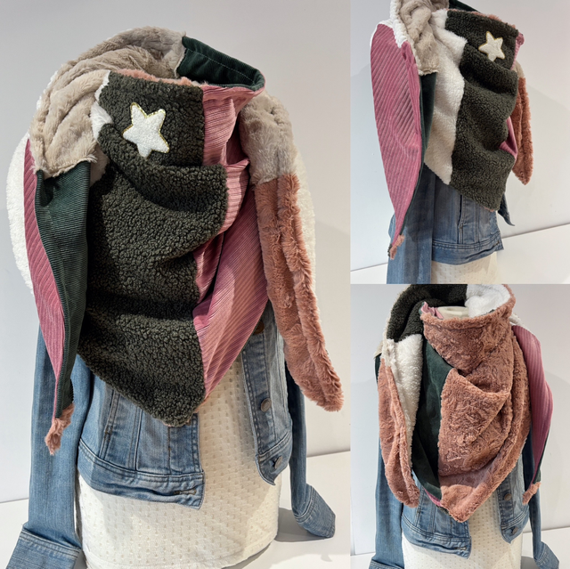 Maxi Chèche Double Patchwork 324