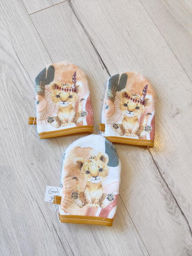 Gant de toilette lionceau 