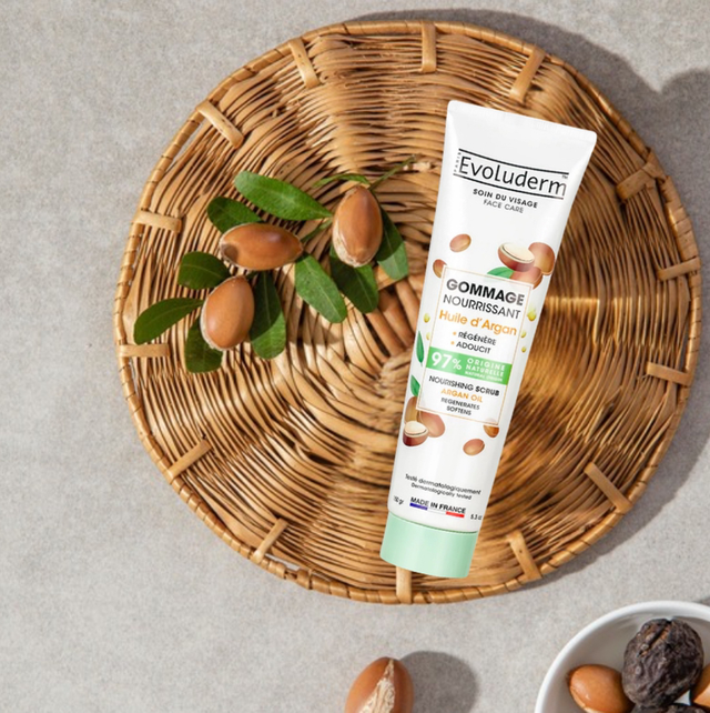 Gommage Nourrissant Huile d’Argan pour le visage 