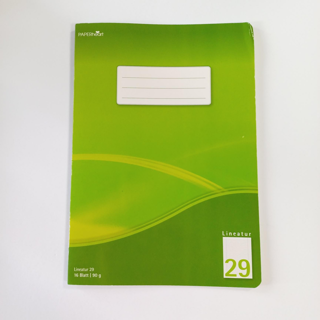 Schreibheft A4 Lineatur 29  Paperheat