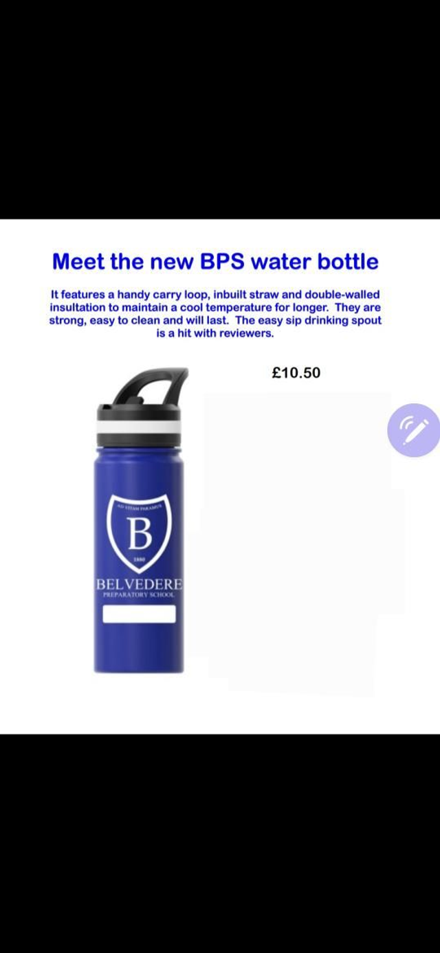 Belvedere insulated water bottle