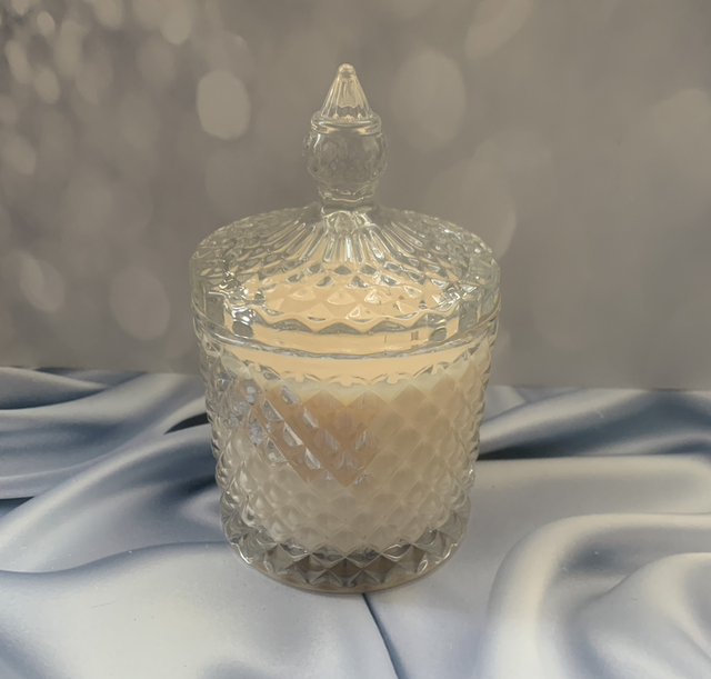 Glass Candle - Fresh Linen 