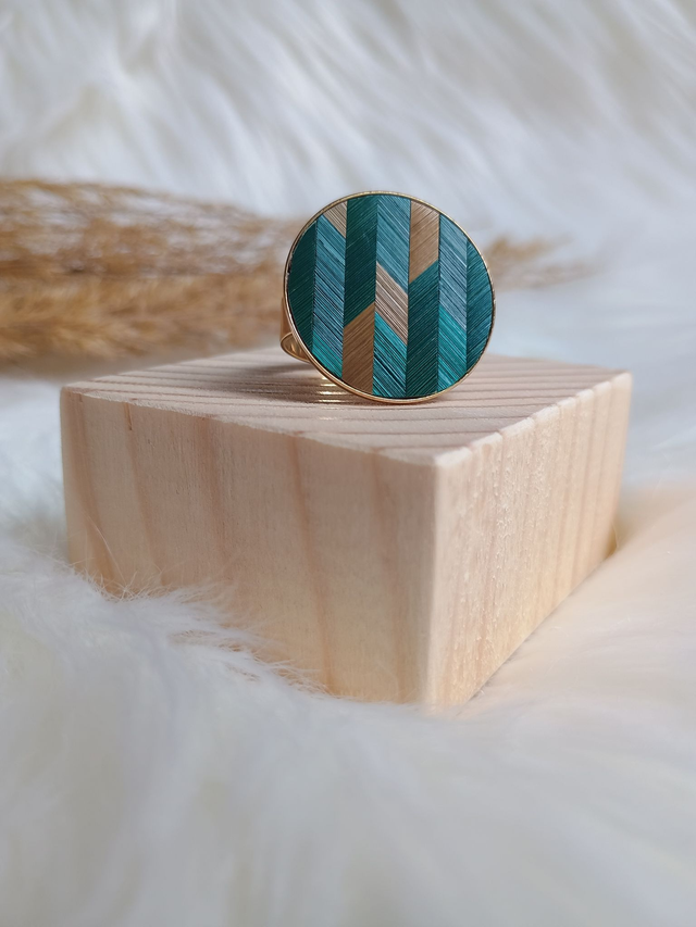 Bague PLATEAU Chevron