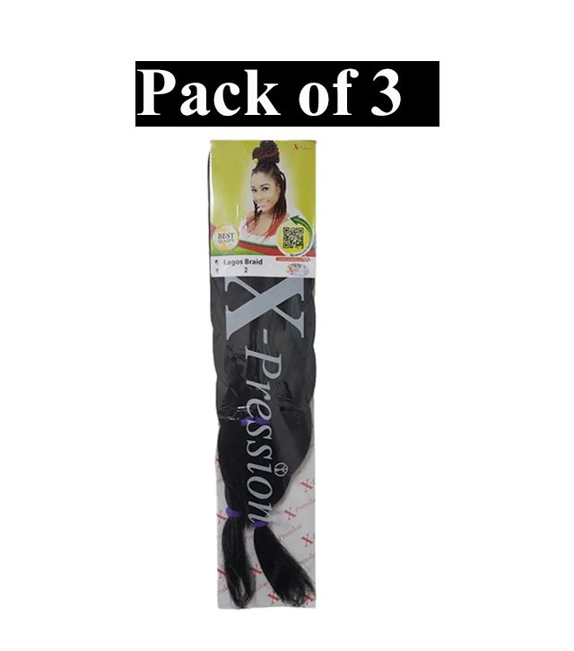 (Pack of 3) Full Box Xpression Lagos Braid
