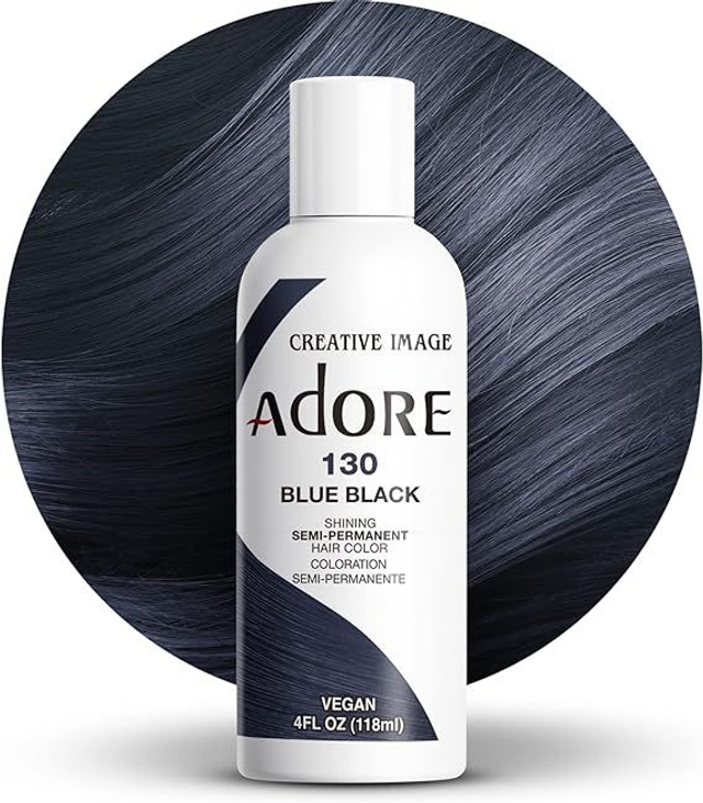 Adore Shining Semi-Permanent Hair Colour 118 ml (130 Blue Black)