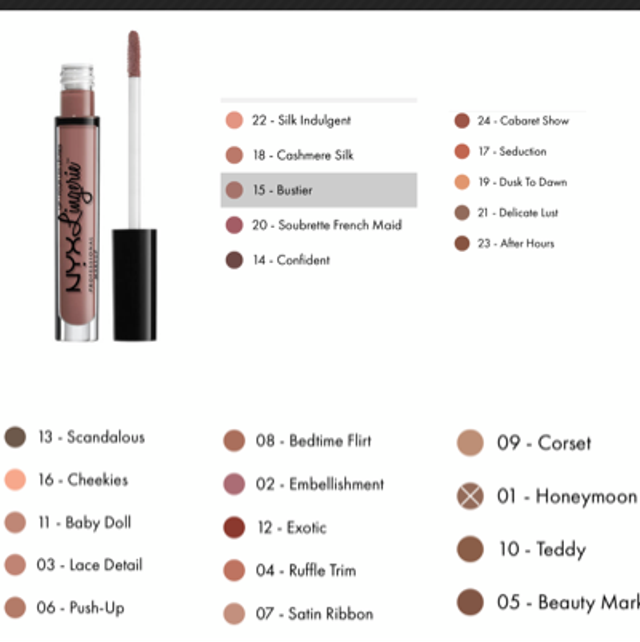 ROUGE À LÈVRES MATTE LIP LINGERIE BY NYX