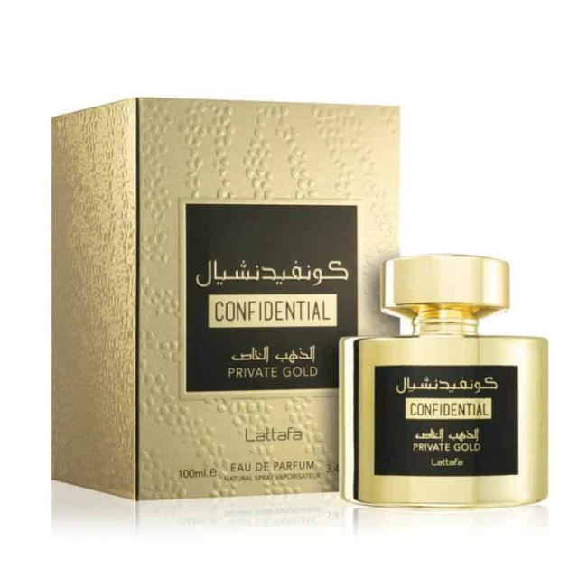 Confidential Private Gold 100ml EDP by Lattafa