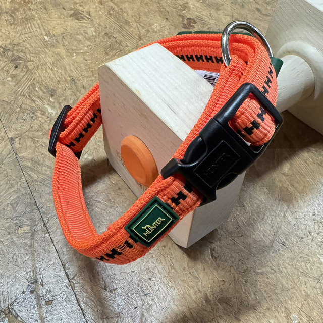 HUNTER Safety Grip Vario Plus Soft Halsband, Orange, Gr. M 40-55 cm