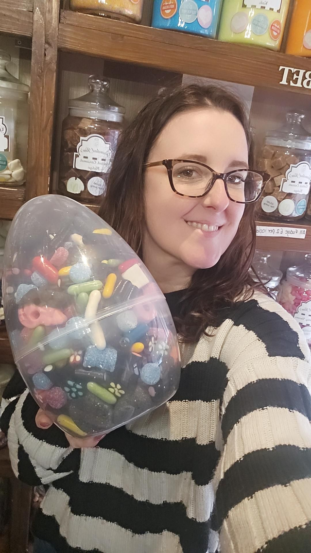 Giant Liquorice Filled Easter Egg